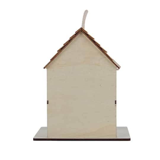 8" DIY Plywood Birdhouse with Scalloped Roof by Make Market®